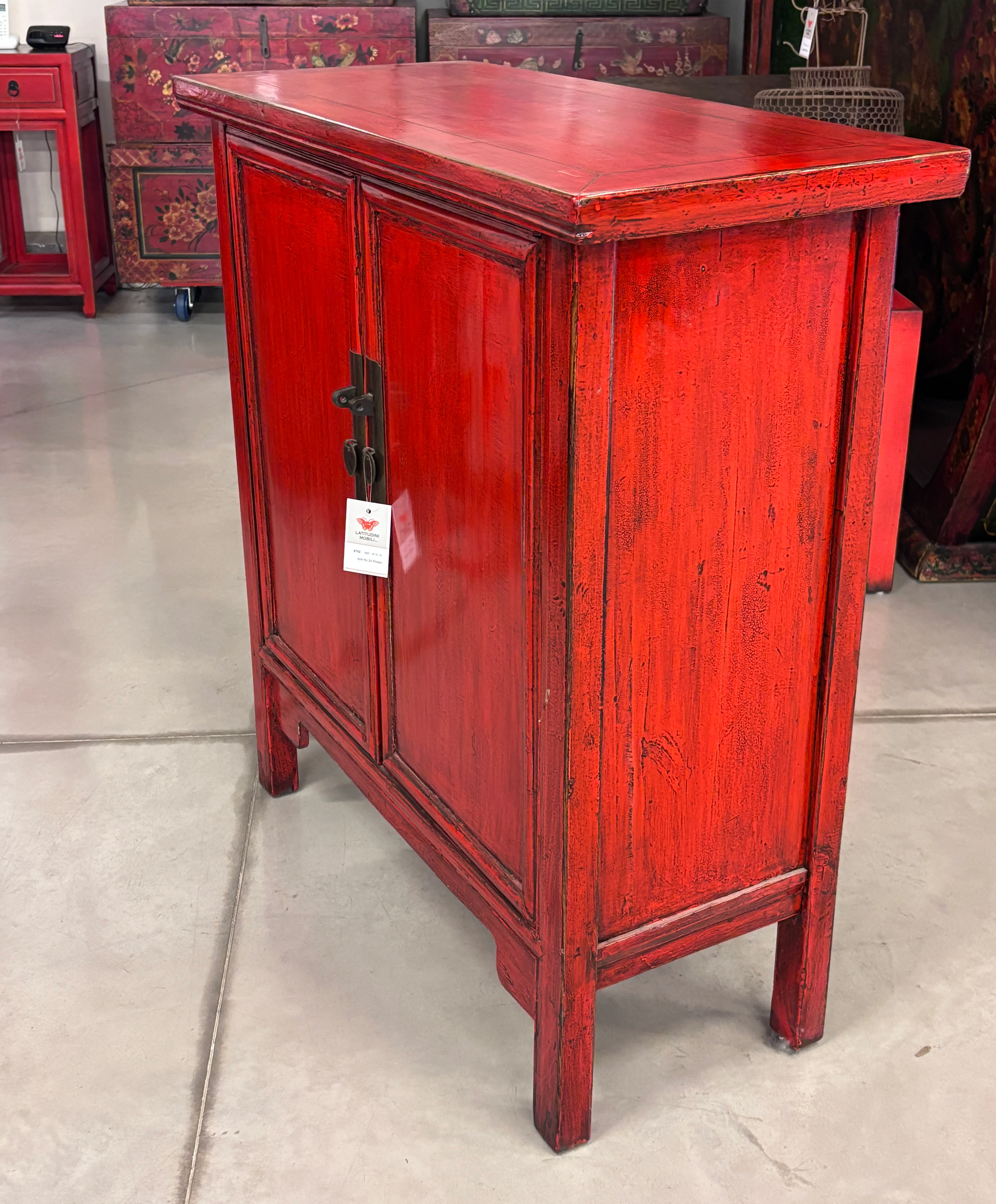 CREDENZA ALTA LACCA ROSSA - Image 5