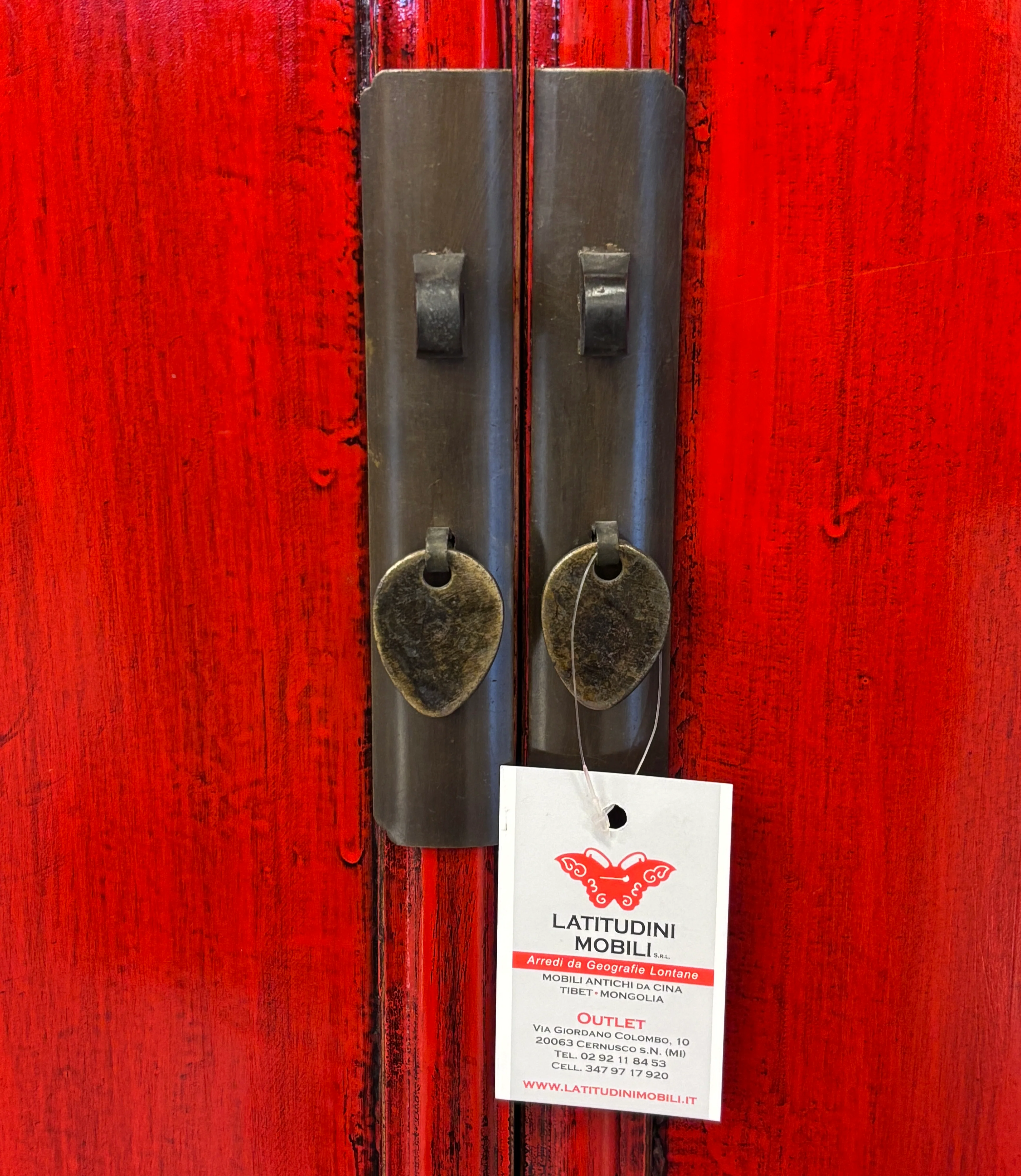 CREDENZA ALTA LACCA ROSSA - Image 9